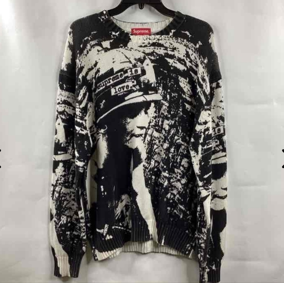 Supreme Is Love Sweater 'White' - Picture 3 of 5